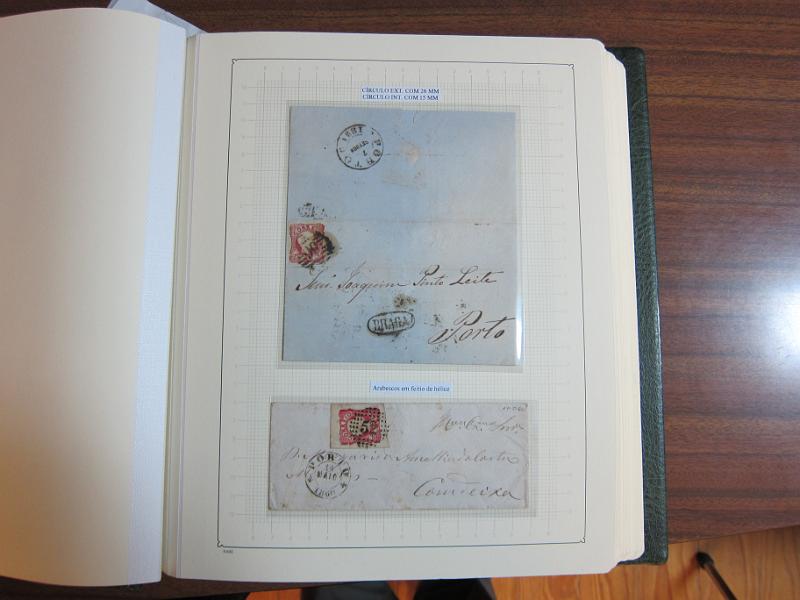 0014 (14).jpg -     Lote:    14      Marcofilia      Lotes Especiais       Descrição:      Portugal.   Colecção montada em dois álbuns com estudo especializado das marcas de duplo círculo e circulares do Porto, com selos de diversas emissões e cartas. Lote a ver.        Lote       Valor Base:     &euro; 1.500,00     Valor Venda:     &euro; 1.500,00     